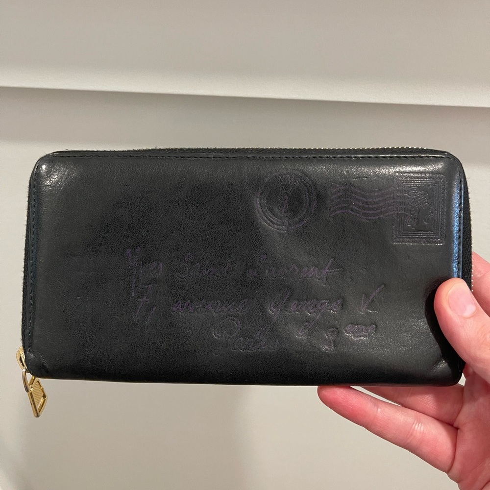 Authentic YSL Vintage Yves Saint Laurent Envelope Letter Wallet